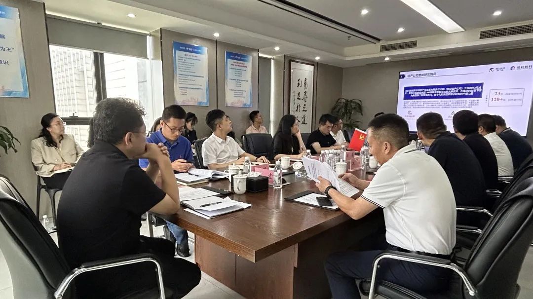 省k1体育集团向导赴易利数科召开谋划督导调研会