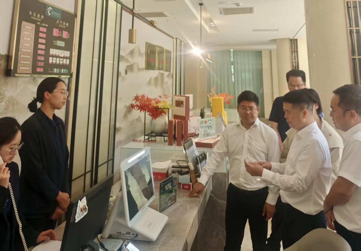 游勇赴集团旗下景区开展清静生产检查
